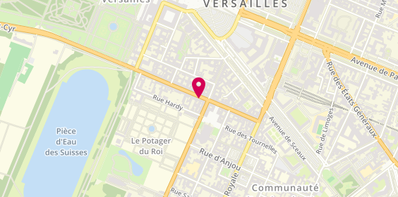 Plan de PAUSE Delphine, 36 Rue de l'Orangerie, 78000 Versailles