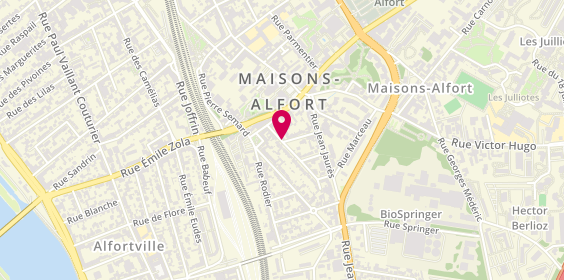 Plan de DE BREBISSON Margault, 30 Rue Maurice Lissac, 94700 Maisons-Alfort