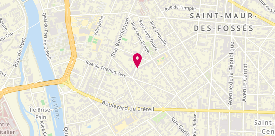 Plan de SABATIER CORNEVIN ELÉONORE, 2 Avenue Diderot, 94100 Saint-Maur-des-Fossés