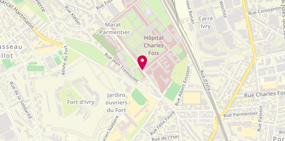 Plan de RODAS COBOS Marta, 7 Avenue de la Republique, 94206 Ivry-sur-Seine