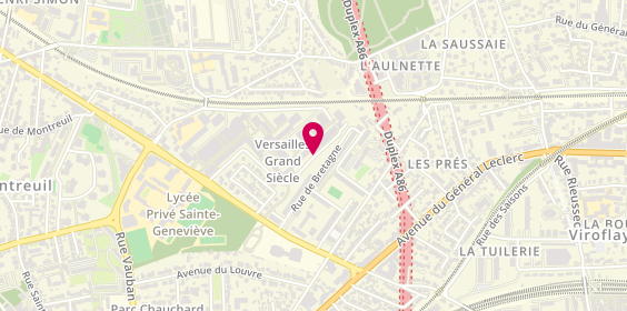 Plan de LARCHER DE LA VILLASOYE Guillaume, 11 Boulevard des Jeux Olympiques Sud, 78000 Versailles
