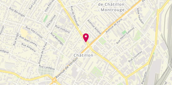 Plan de BUISSON Patrick, 9 Boulevard Vanves, 92320 Châtillon