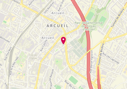 Plan de DAURES Camille, 63 Rue de la Division Leclerc, 94110 Arcueil