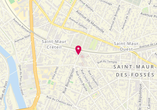Plan de HUNG Eric, 4 Rue Bourdignon, 94100 Saint-Maur-des-Fossés