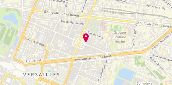Plan de LAVOINE Anne Sophie, 10 Rue Andre Chenier, 78000 Versailles