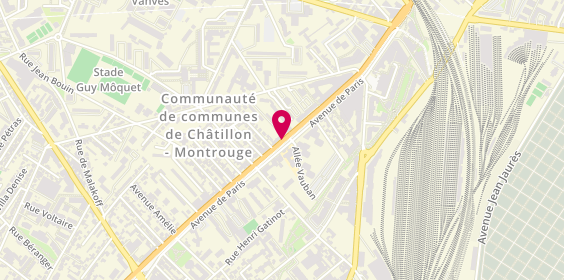 Plan de BREMOND Marion, 83 Avenue de Paris, 92320 Châtillon