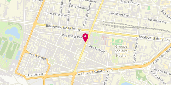 Plan de POUFFARIN Lucie, 35 Rue du Marechal Foch, 78000 Versailles
