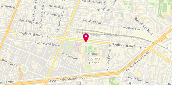 Plan de PUISTIENNE Bernadette, 84 Bis Boulevard de la Reine, 78000 Versailles