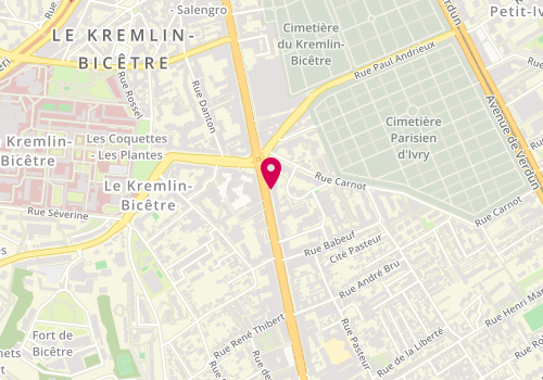 Plan de CULLET Cédric, 111 Avenue de Fontainebleau, 94270 Le Kremlin-Bicêtre