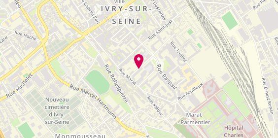 Plan de MACARIE Frédéric, 5 Rue Claude Guy, 94200 Ivry-sur-Seine