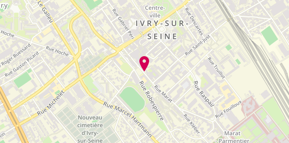 Plan de SANCHEZ Georges, 27 Ter Rue Marat, 94200 Ivry-sur-Seine