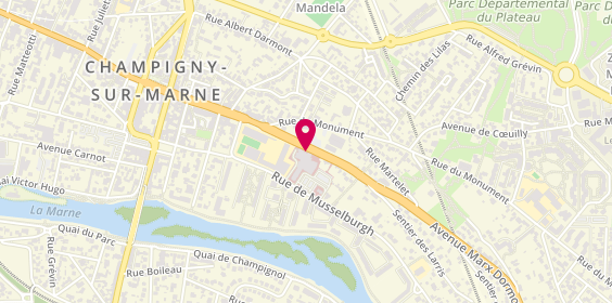 Plan de DE MACEDO Léa, 4 Avenue Marx Dormoy, 94500 Champigny-sur-Marne