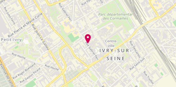 Plan de BOUTHIER Eric, 26 Rue Gabriel Peri, 94200 Ivry-sur-Seine