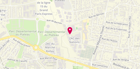 Plan de RAZAFINDRALAZA Francesca, 137 Rue du Professeur Paul Milliez, 94500 Champigny-sur-Marne