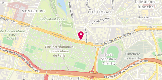 Plan de RAMAY Charlotte, 18 Boulevard Jourdan, 75014 Paris