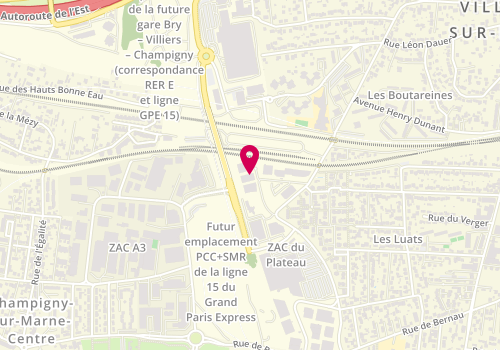 Plan de SOARES DE SOUSA Silvia, 2 Rue Paul Gauguin, 94350 Villiers-sur-Marne