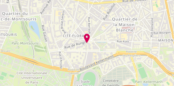 Plan de BILDMANN Benjamin, 13 Place de Rungis, 75013 Paris