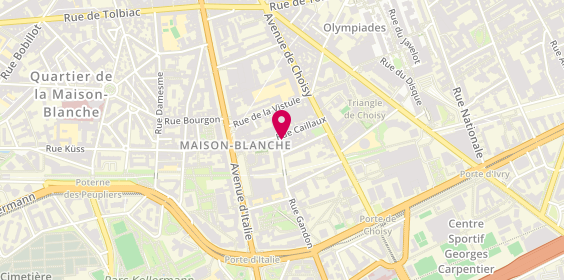 Plan de VO Jean David, 1 Rue Gandon, 75013 Paris