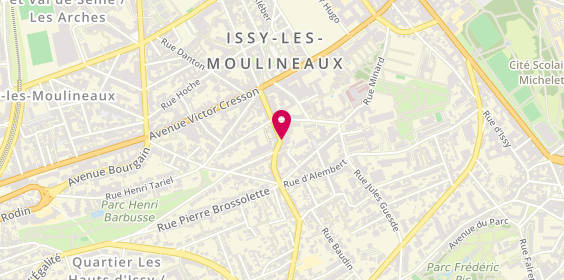 Plan de MIRANDEL Pascal, 15 Rue Auguste Gervais, 92130 Issy-les-Moulineaux