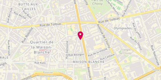 Plan de DIOLEZ Maé, 110 Bis Avenue d'Italie, 75013 Paris