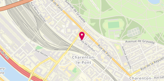 Plan de FRAYSSE Laurence, 24 Rue de Verdun, 94220 Charenton-le-Pont