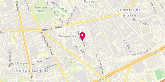 Plan de CHOURP Song Chay, 24 Rue du Javelot, 75013 Paris