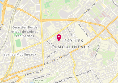 Plan de BOGLO Estelle, 6 Mail Raymond Menand, 92130 Issy-les-Moulineaux