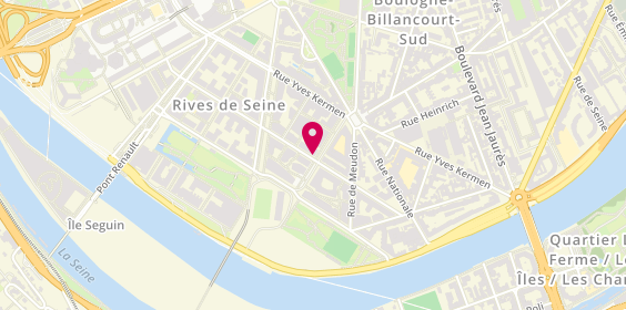 Plan de Centre Alternative Santé du Trapèze, 32 Rue Marcel Bontemps, 92100 Boulogne-Billancourt