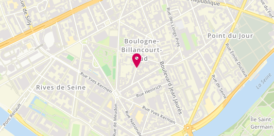 Plan de MOTTE Régis, 12 Rue de Solferino, 92100 Boulogne-Billancourt