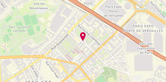 Plan de GOUHIER Tiphaine, 25 Rue Séverine, 92130 Issy-les-Moulineaux