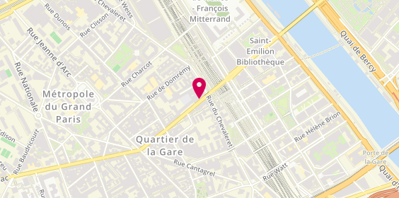 Plan de JEANGRAND Adrien, 14 Rue de Tolbiac, 75013 Paris
