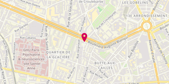 Plan de BOULMIER Charles, 89 Boulevard Auguste Blanqui, 75013 Paris