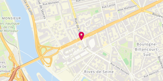 Plan de LELIEVRE BERNARD Véronique, 743 Avenue du General Leclerc, 92100 Boulogne-Billancourt