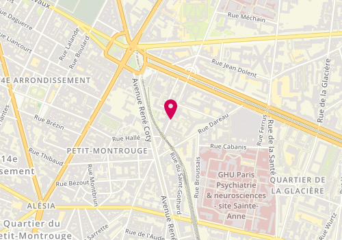 Plan de LEE Jun Manh, 35 Rue de la Tombe Issoire, 75014 Paris