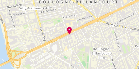 Plan de THEVENIS Delphine, 29 Avenue du Général Leclerc, 92100 Boulogne-Billancourt