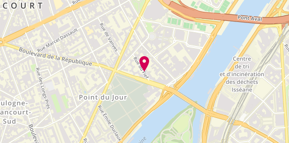 Plan de PIBOUIN Eric, 20 Rue du Fief, 92100 Boulogne-Billancourt