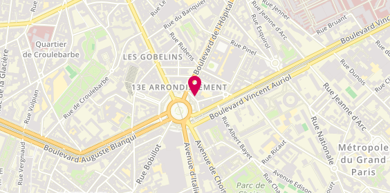 Plan de BETTON Joël, 5 Place D 'Italie, 75013 Paris