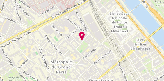 Plan de FLORI Stéphane, 12 Rue Duchefdelaville, 75013 Paris