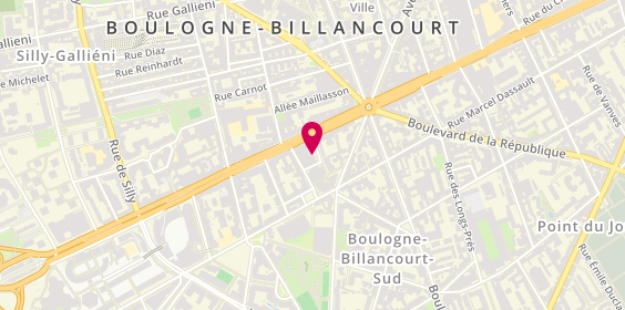 Plan de CHAMPONNOIS Jonathan, 3 Avenue Desfeux, 92100 Boulogne-Billancourt