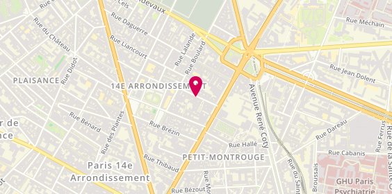 Plan de LANDRY Elise, 9 Rue Ernest Cresson, 75014 Paris