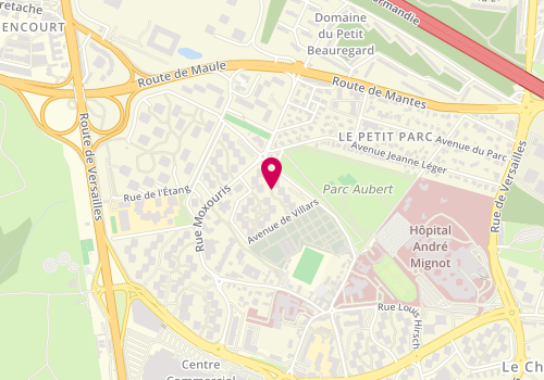 Plan de ROBERT Antoine, 3 Square de Chanaleilles, 78150 Le Chesnay-Rocquencourt