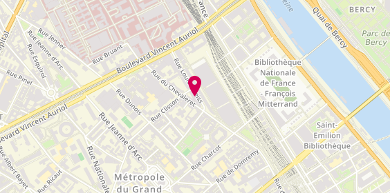 Plan de LANASPEZE Xavier, 7 Rue Louise Weiss, 75013 Paris