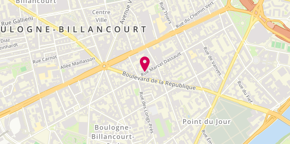 Plan de EMINENTE Eric, 86 Rue Marcel Dassault, 92100 Boulogne-Billancourt