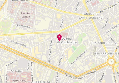 Plan de WALDEN Monique, 10 Rue Corvisart, 75013 Paris