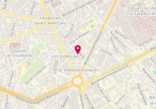 Plan de GAILLARD Sacha, 5 Rue Primatice, 75013 Paris