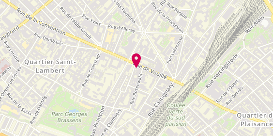 Plan de PLISSON Catherine, 32 Rue de Vouillé, 75015 Paris