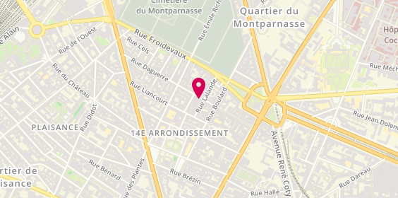 Plan de DAUDE Cyril, 37 Rue Daguerre, 75014 Paris