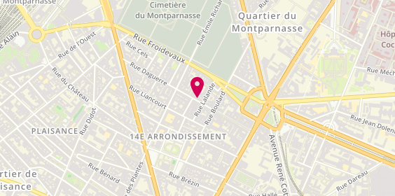 Plan de PITICI Candice, 40 Rue Daguerre, 75014 Paris
