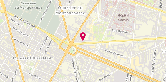 Plan de DAWIDOWICZ Laurence, 104 Boulevard Arago, 75014 Paris