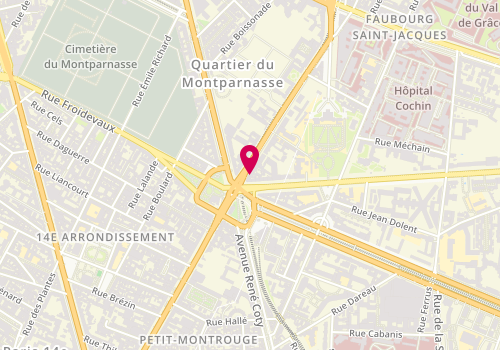 Plan de BOUTHIER Eric, 95 Avenue Denfert Rochereau, 75014 Paris